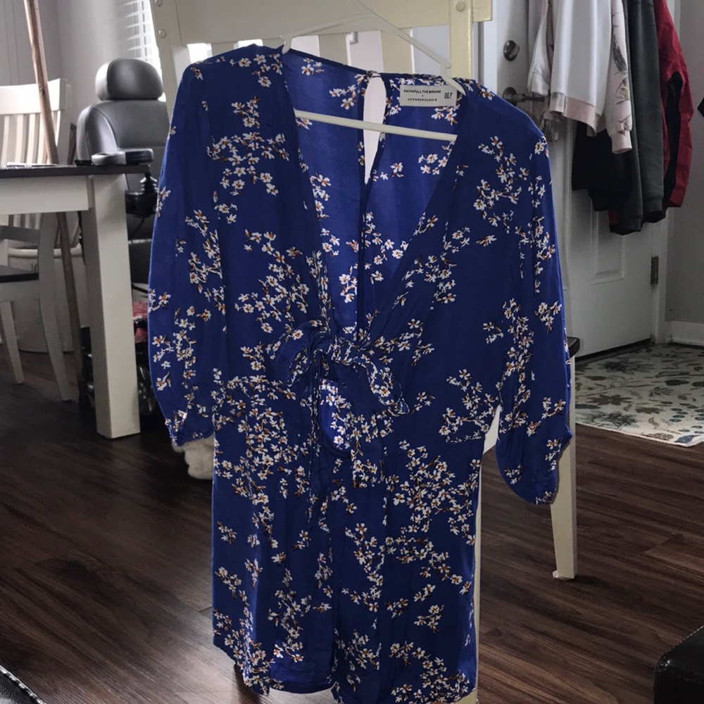 Floral Anthropology Peephole Romper